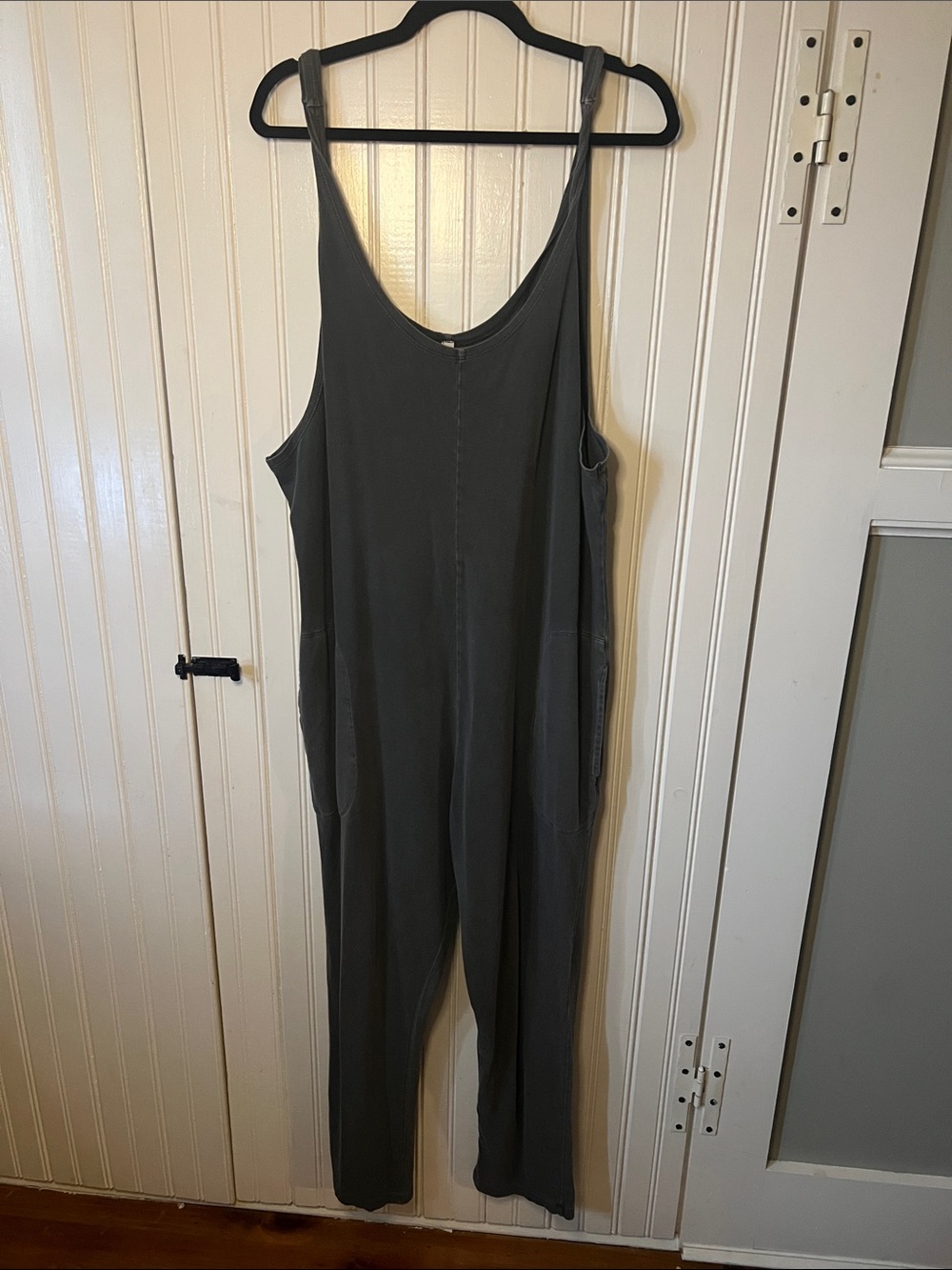 Women’s Slate Gray Relaxed Tank Jumpsuit